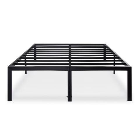 Bed Frames Online At Our Best Bedroom Furniture Deals Sleeplanner Black Metal 18 Inch Platform Bed Frame