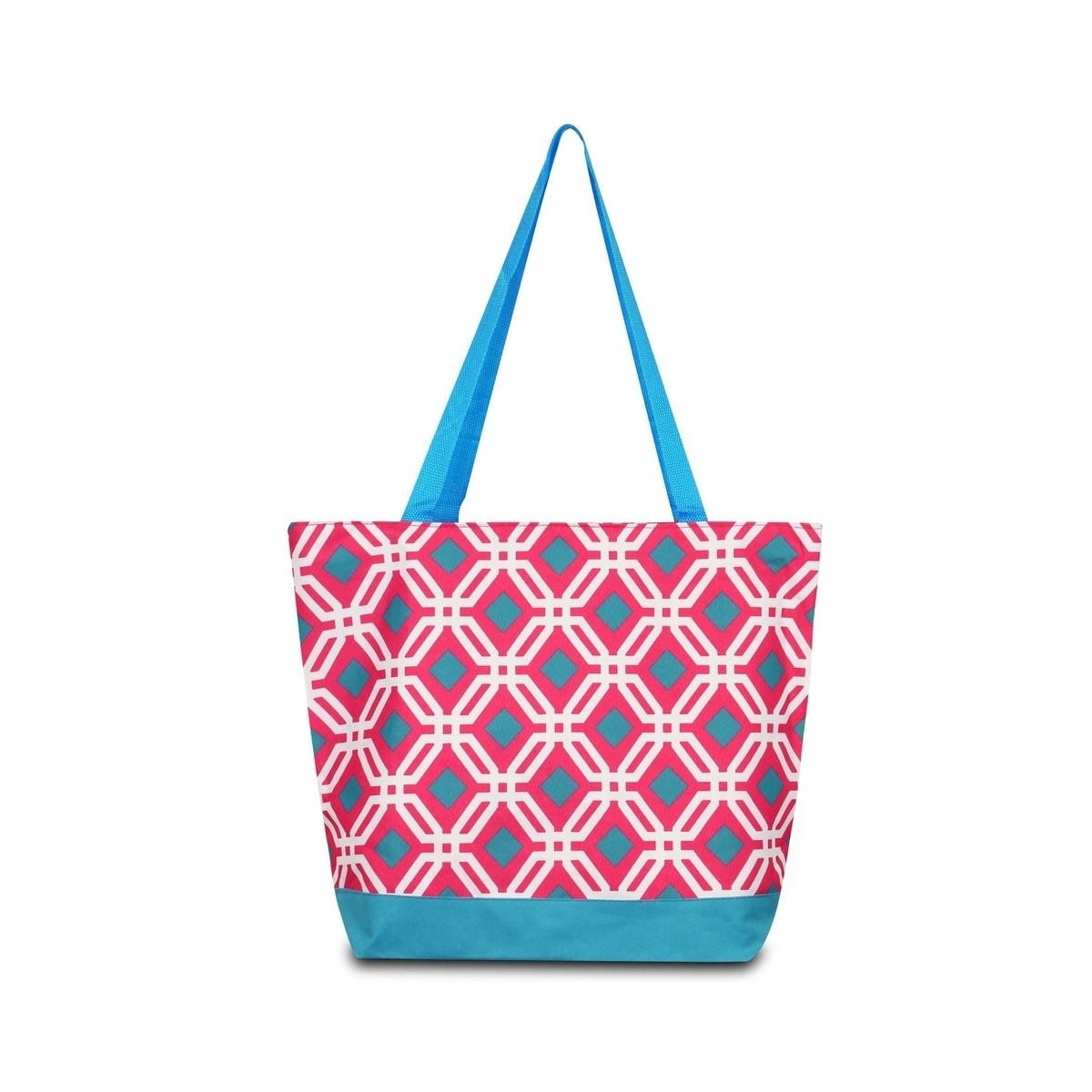 large travel tote bag with zipper