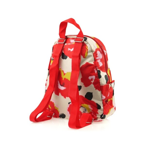 red backpack small