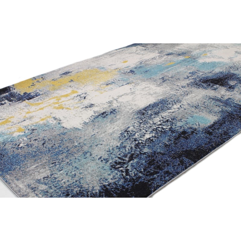 Bashian Amos Transitional Abstract Multicolor Area Rug