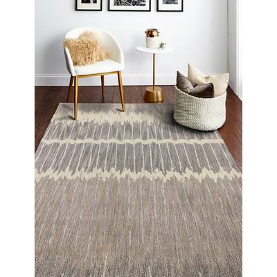Bashian Hand Tufted Milo Taupe Rug