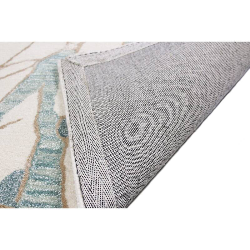 Bashian Hand Tufted Macey Ivory Rug