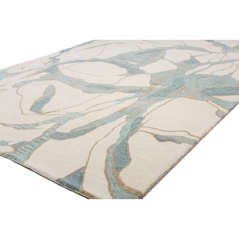 Bashian Hand Tufted Macey Ivory Rug