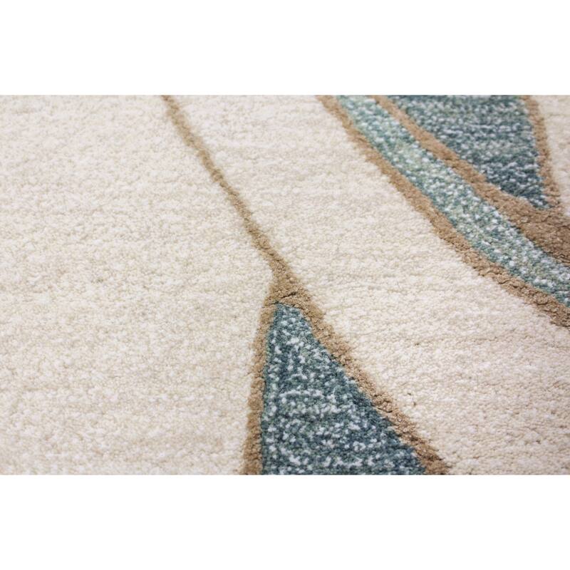Bashian Hand Tufted Macey Ivory Rug