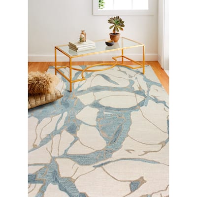 Bashian Hand Tufted Macey Ivory Rug