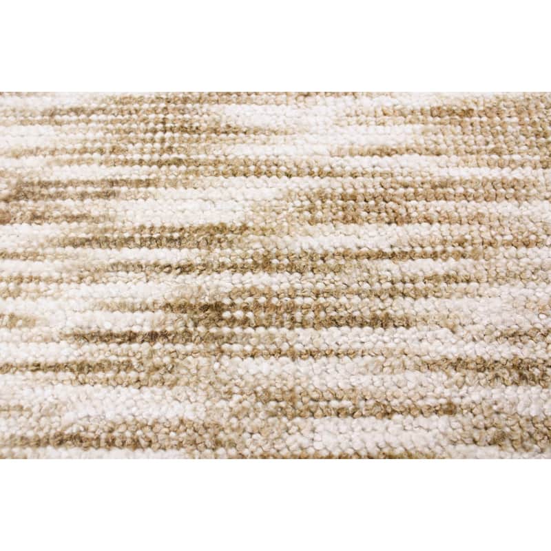 Bashian Hand Loomed Clearwater Beige Rug