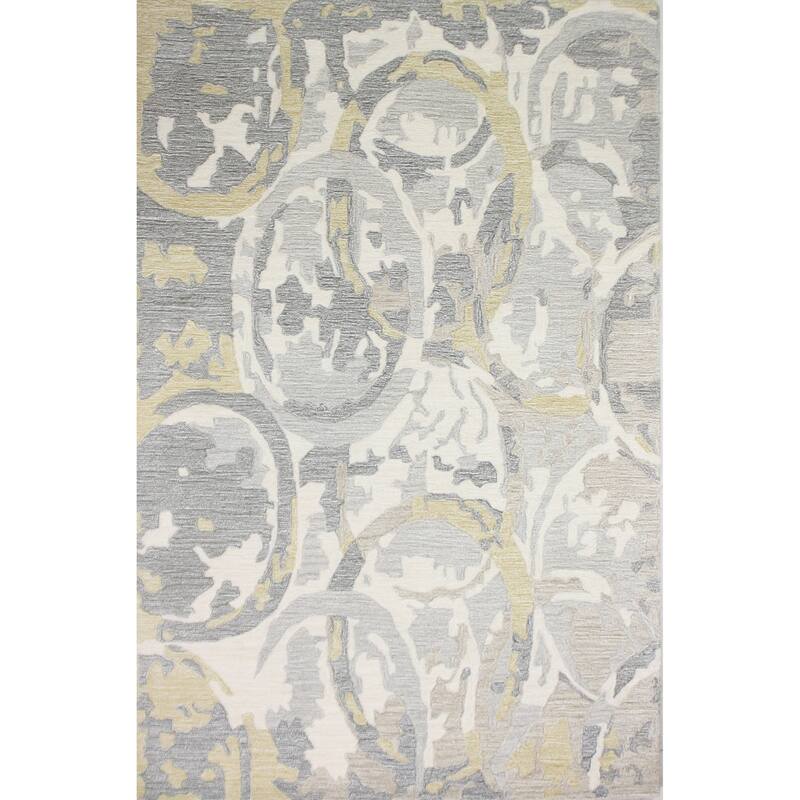 Bashian Hand-tufted Multicolored Abstract Area Rug