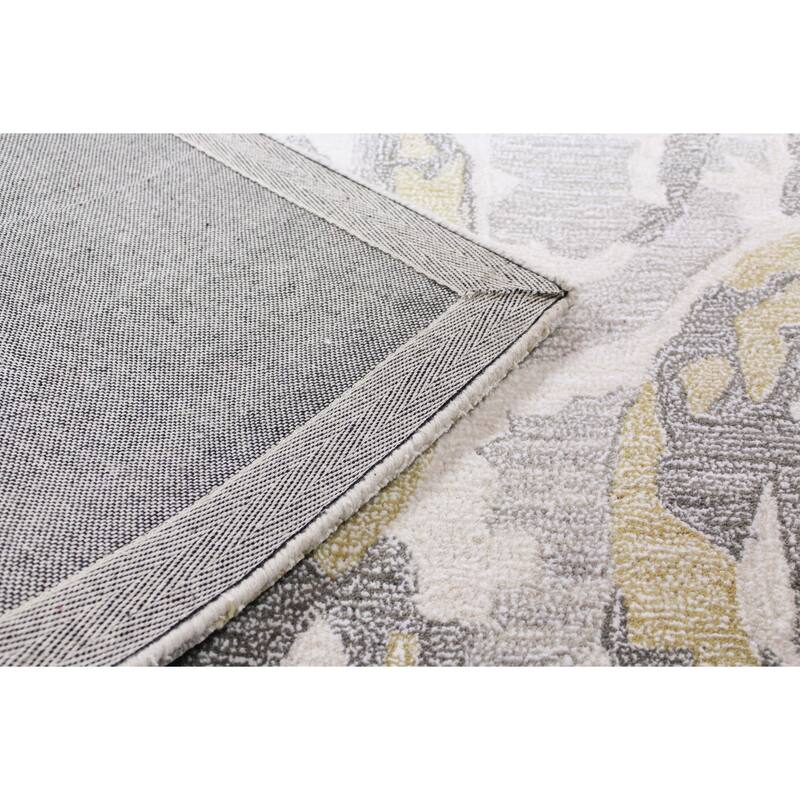 Bashian Hand-tufted Multicolored Abstract Area Rug