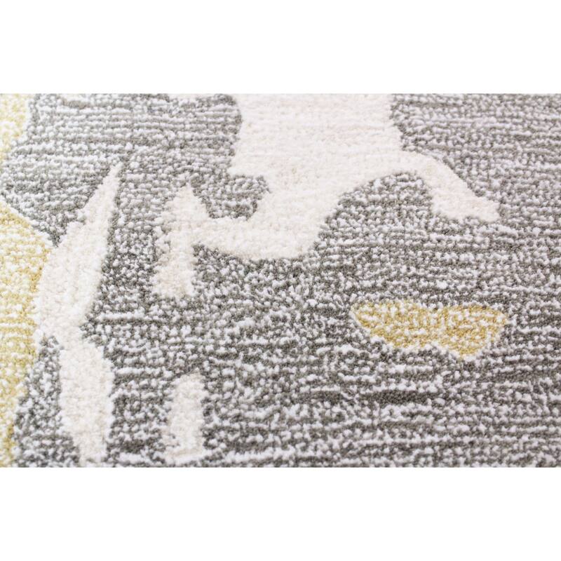 Bashian Hand-tufted Multicolored Abstract Area Rug