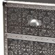 preview thumbnail 7 of 6, Baxton Studio Cosette Vintage Industrial Silver Metal Floral Accent Cabine