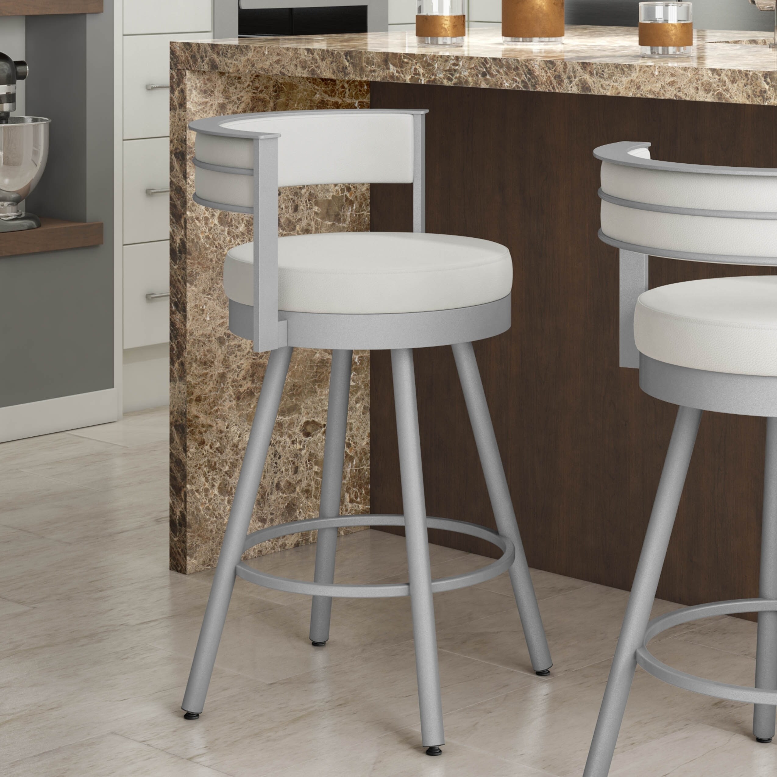 Amisco Eller Swivel Counter And Bar Stool Overstock 27598187