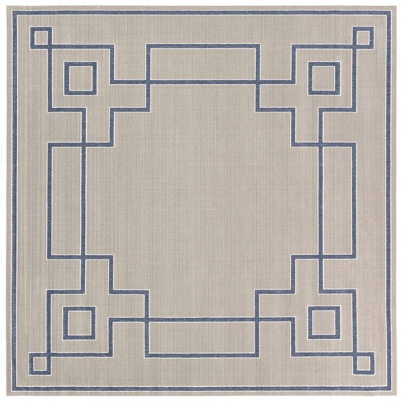 Livabliss Odette Greek Key Border Indoor/ Outdoor Area Rug