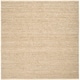 preview thumbnail 91 of 110, Chapra Hand Woven Chunky Jute Area Rug 10' Square - Ivory - Square