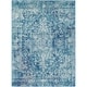 preview thumbnail 32 of 66, Livabliss Esther Vintage Traditional Area Rug 6'7" x 9' - Blue/Ivory