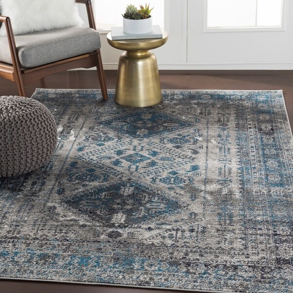 Porch & Den Joanne Vintage Heriz Area Rug - 6'7" x 9'