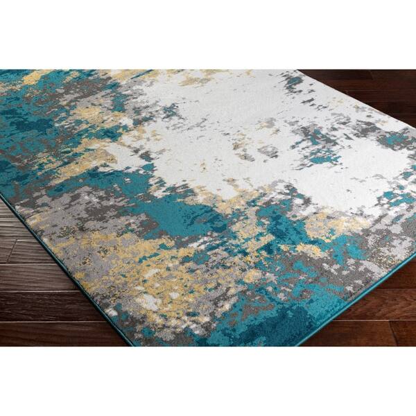 Shop Avery Abstract Watercolor Area Rug 6 7 X 9 On Sale