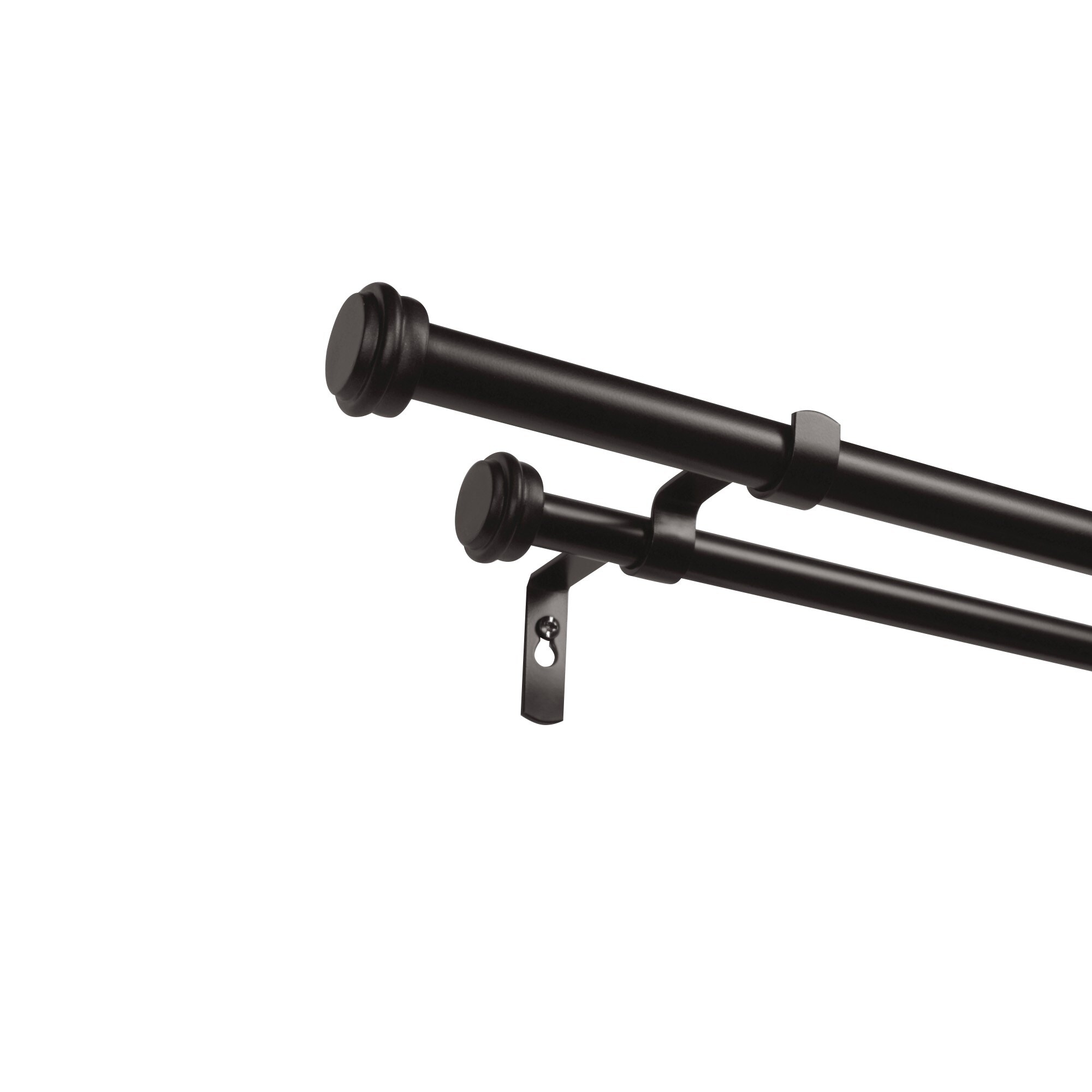 Shop Ati Home Topper Double Curtain Rod And Finial Set On Sale