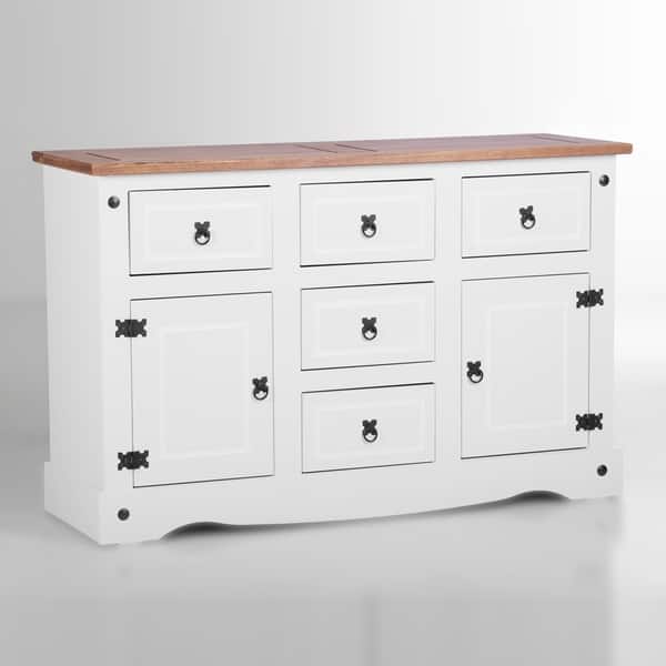 slide 16 of 27, Madison 2 Door/ 5 Drawer Wood Dining Room Buffet