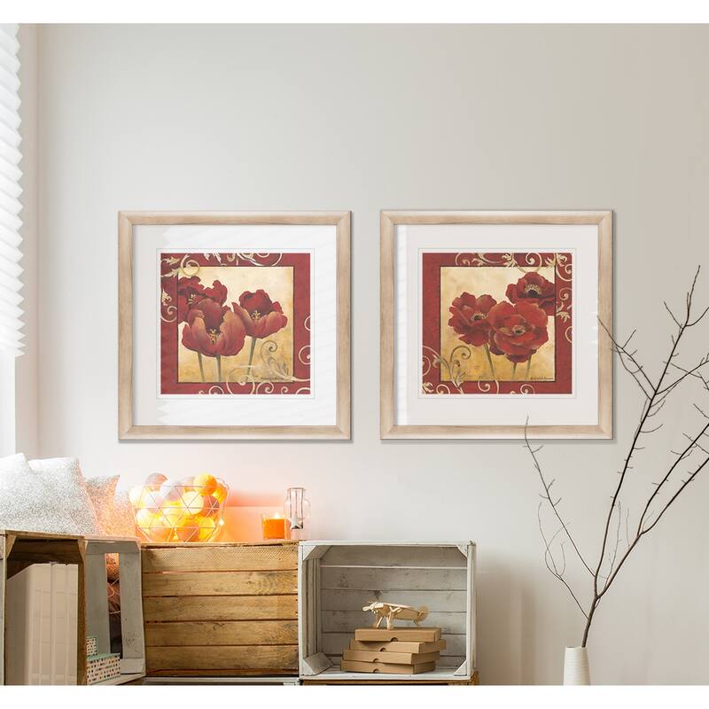 'Tulips I' Framed Art Set