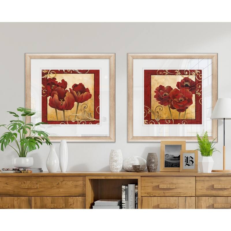 'Tulips I' Framed Art Set