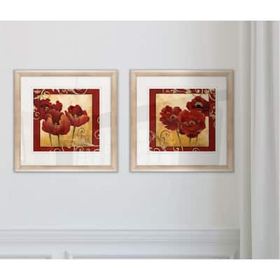 'Tulips I' Framed Art Set