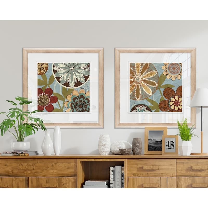 Wexford Home 'Persian Garden I' Framed 2-piece Art Set