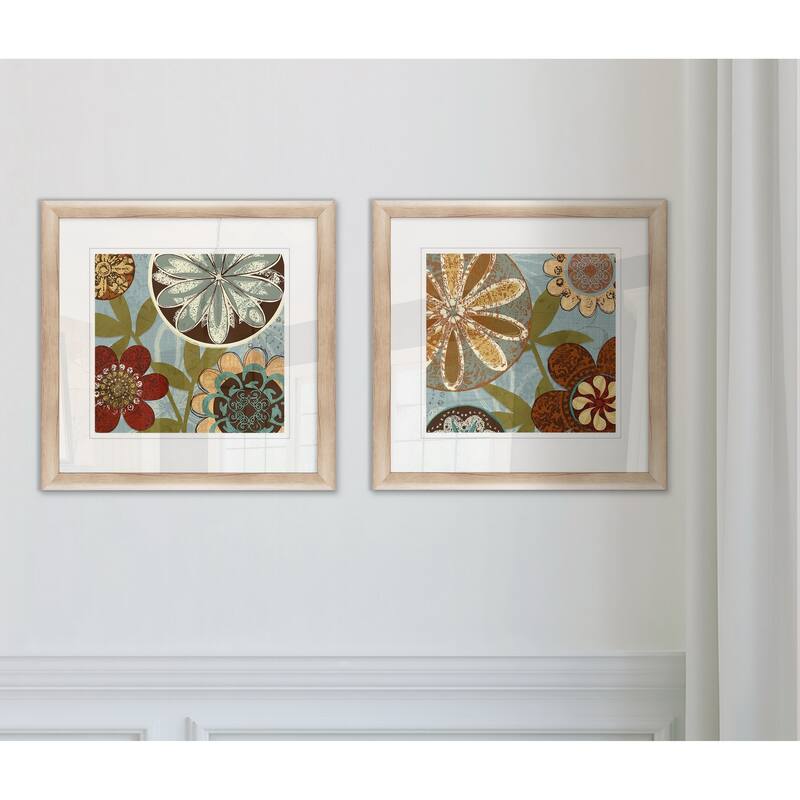 Wexford Home 'Persian Garden I' Framed 2-piece Art Set