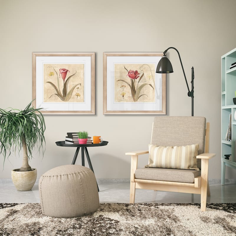 Wexford Home 'Red Calla Lily' Framed Prints (Set of 2)