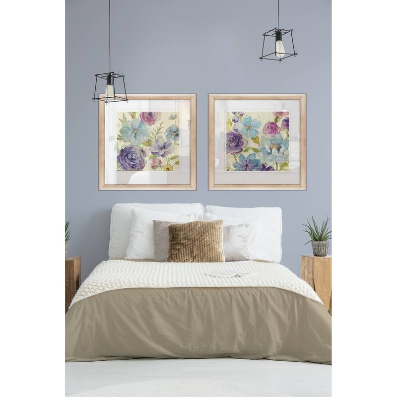 'Flower Medley I' Framed Art Set