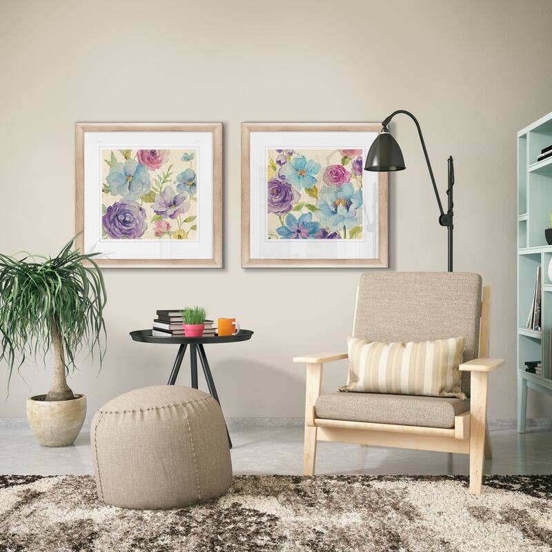 'Flower Medley I' Framed Art Set