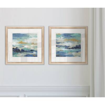 'Sea Isle I' - Framed Wall Art (Set of 2)