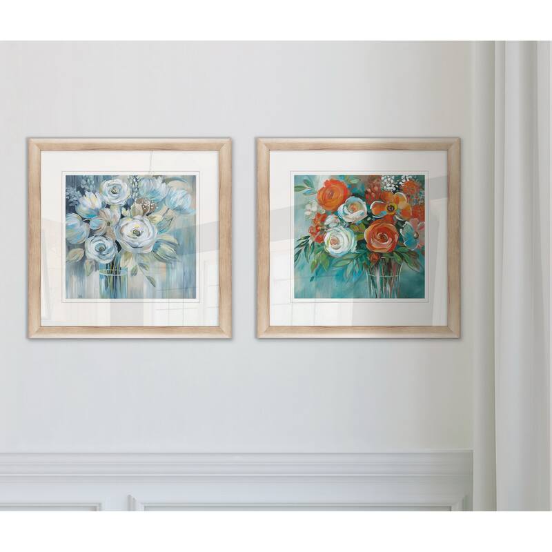'Flourish' Framed Giclee Print Set