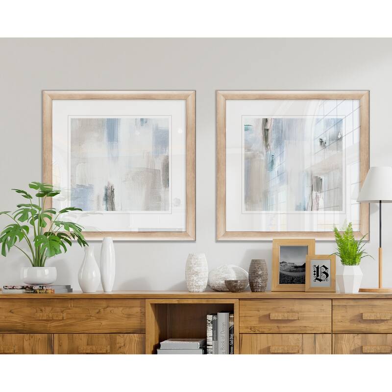 'Morning Lake I' Framed Giclee Print Set