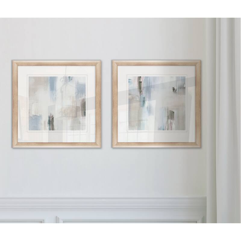 'Morning Lake I' Framed Giclee Print Set