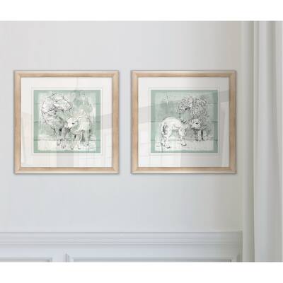 Wexford Home 'Gentle Lamb I' Framed Wall Art Set