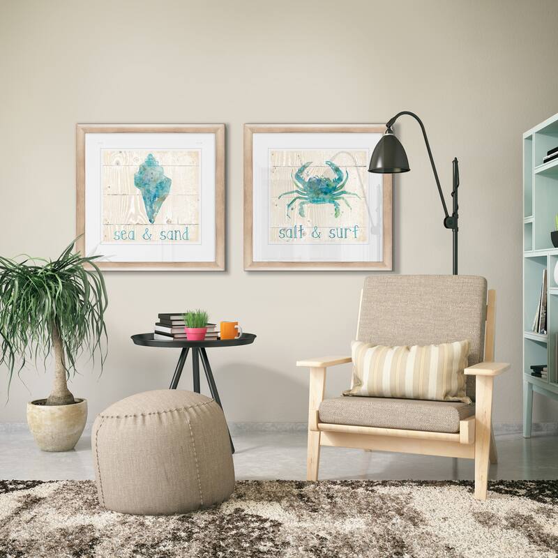 Wexford Home Sea & Sand Framed Two-piece Art Set
