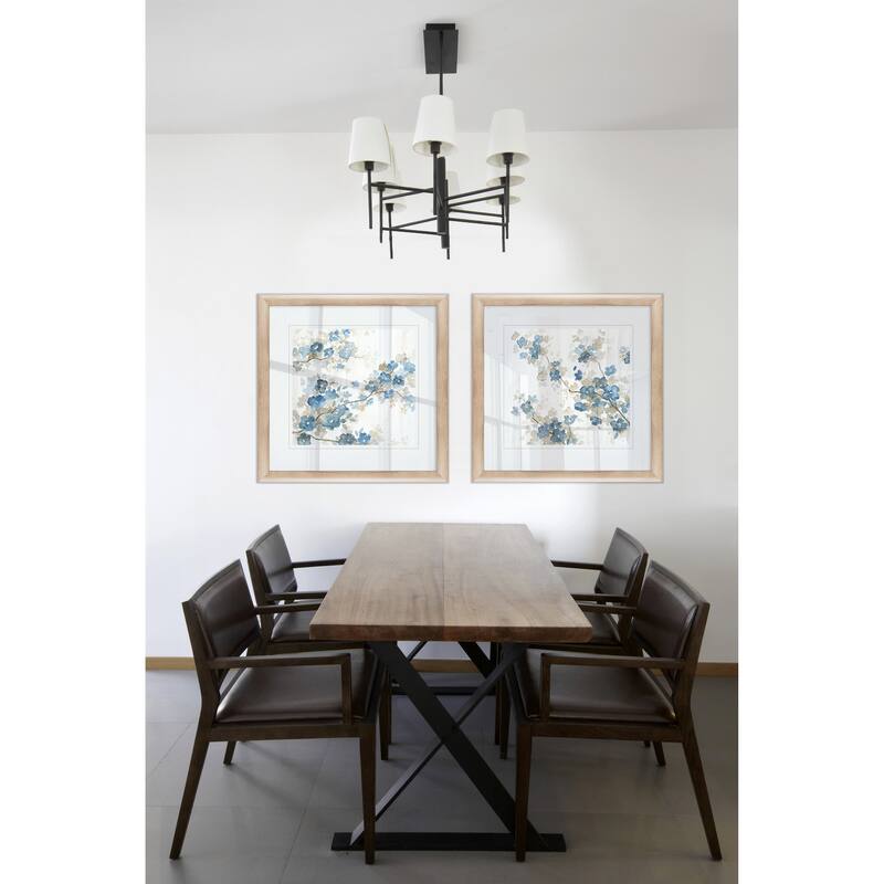 Dogwood in Blue I -Framed Set