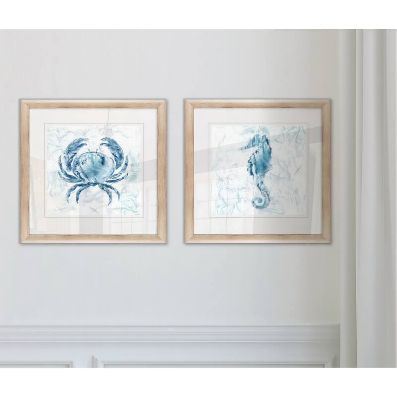 Blue Marble Coast Crab -Framed Set