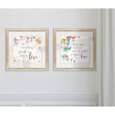 Wexford Home 'Done In Love' Framed Set