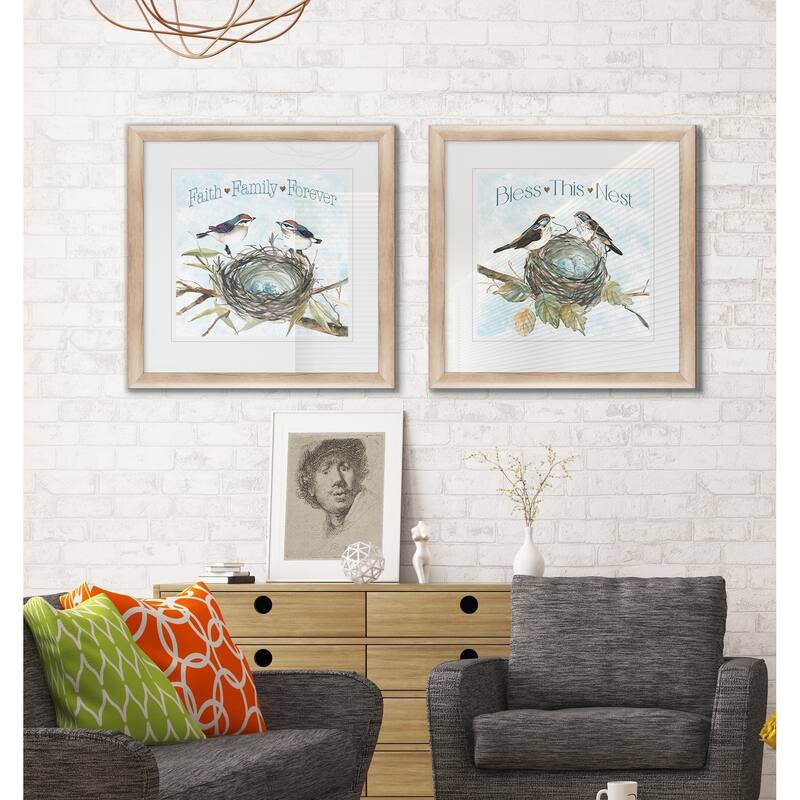 Wexford Home 'Faith Nest' Framed Art Set