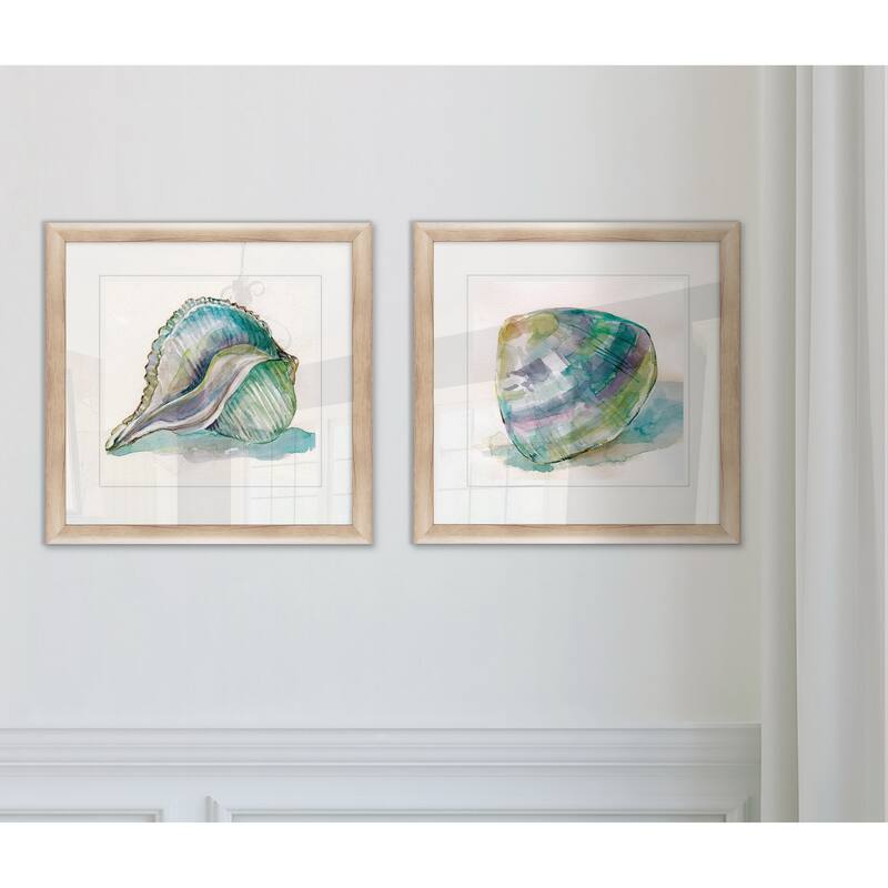 Wexford Home 'Malecon Shell I' Framed Prints (Set of 2)