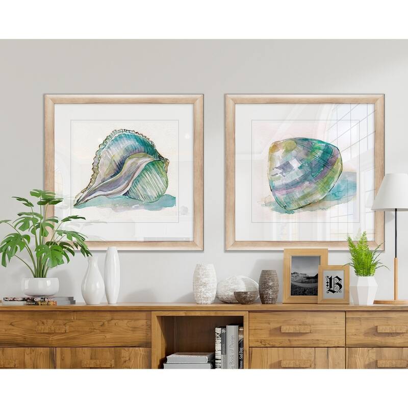 Wexford Home 'Malecon Shell I' Framed Prints (Set of 2)