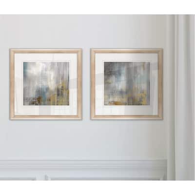 Wexford Home 'Misty Sky I' Wood Framed Giclee Print Set