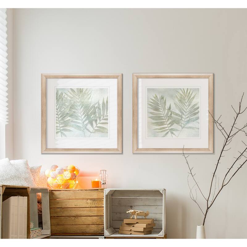 Wexford Home 'Soft Leaves I' Framed Set
