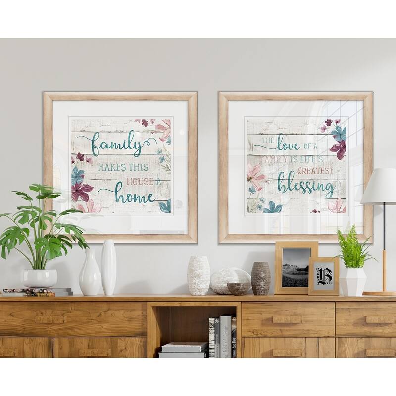 Wexford Home 'Family Home' Framed Wall Art Set