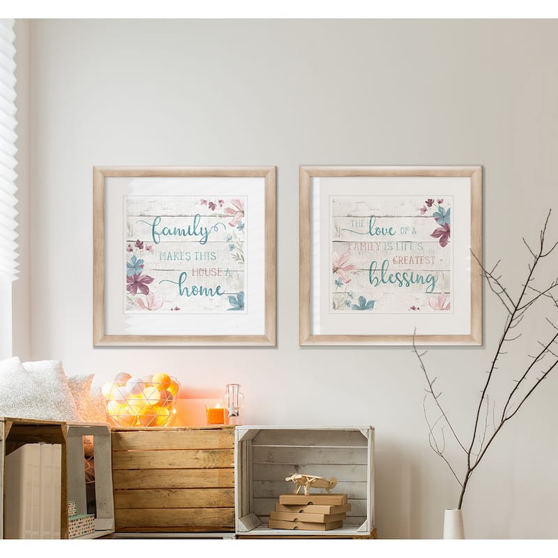 Wexford Home 'Family Home' Framed Wall Art Set
