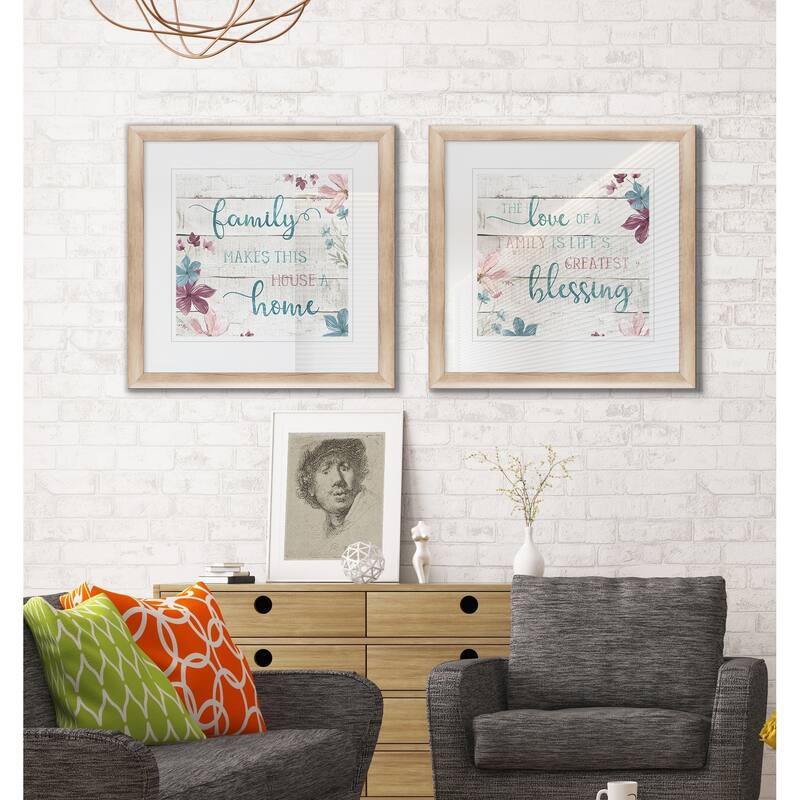 Wexford Home 'Family Home' Framed Wall Art Set