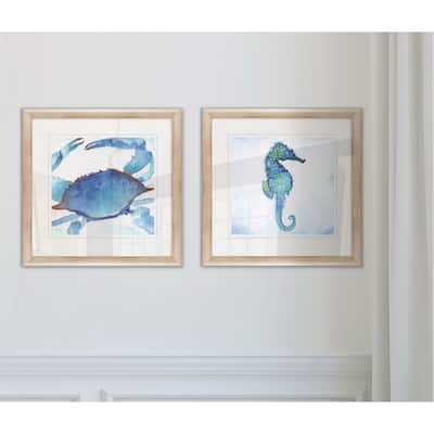 Wexford Home 'Galapagos Crab' Framed Set