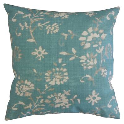 The Pillow Collection Lalani Floral Decorative Throw Pillow
