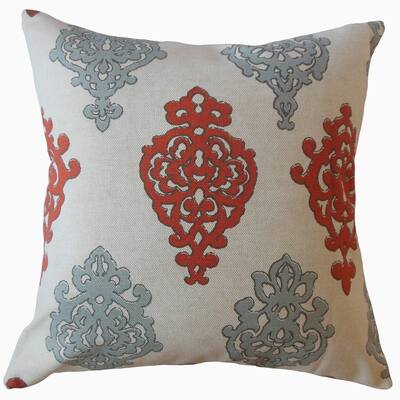 The Pillow Collection Palti Damask Decorative Throw Pillow